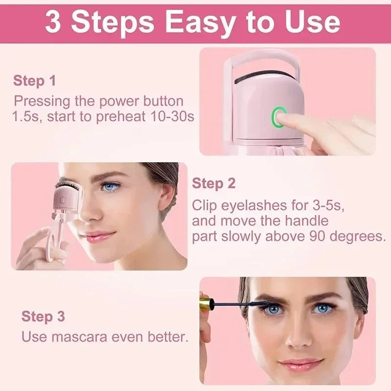 Thermal Curl USB Rechargeable Heated Eyelash Curler