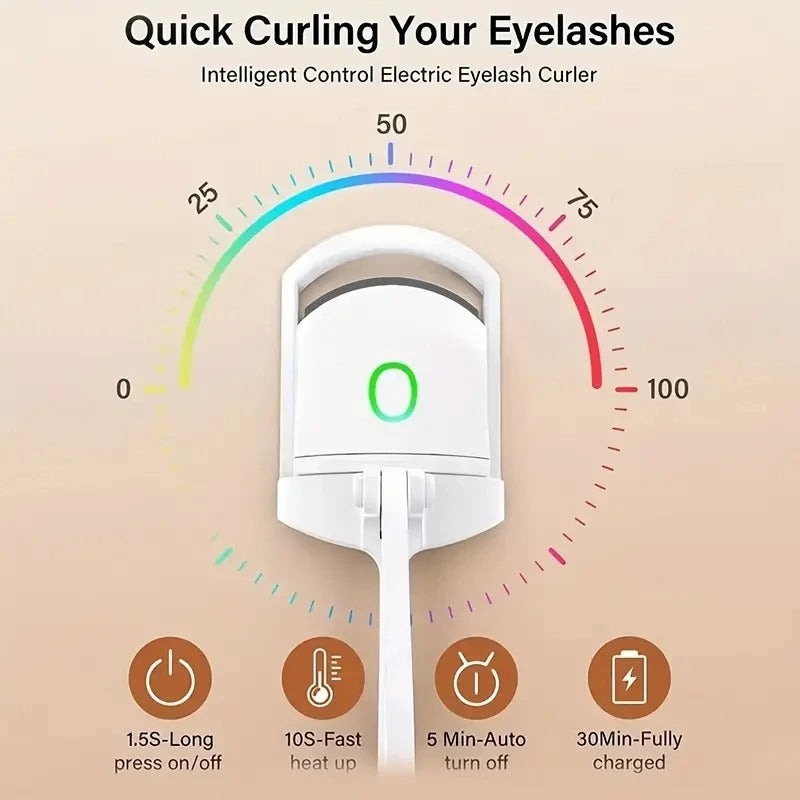 Thermal Curl USB Rechargeable Heated Eyelash Curler