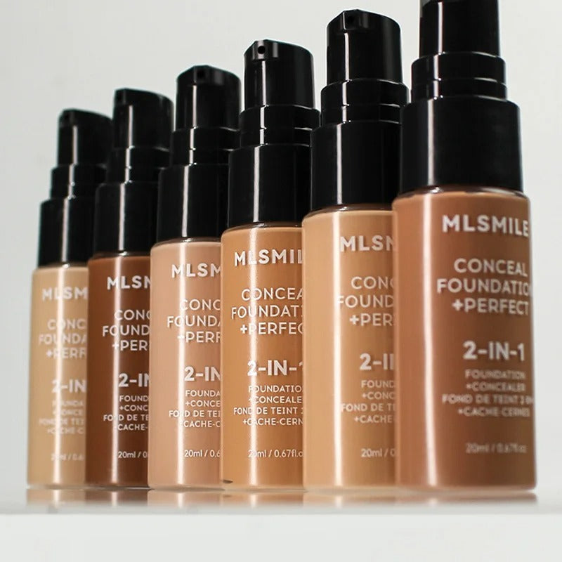 MLSMILE 2-in-1 Foundation & Concealer BB Cream