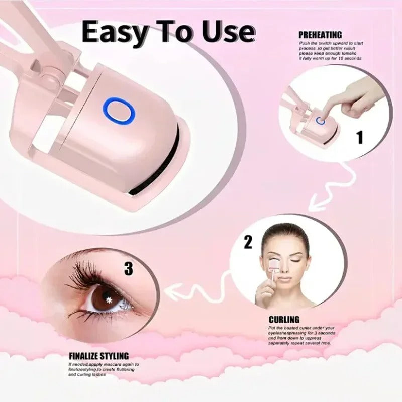 Thermal Curl USB Rechargeable Heated Eyelash Curler