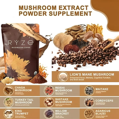 RẎZE Organic Mushroom Coffee
